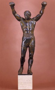 Rocky Statue three