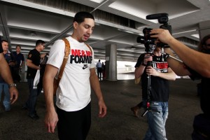 3 feb 2014 Danny Garcia arrive to Puerto Rico