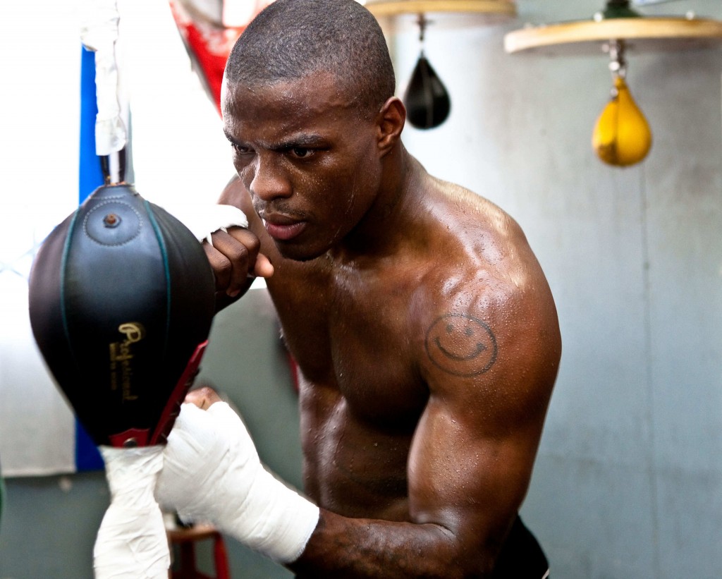  Kid Chocolate training at the Wild Card Boxing Gym