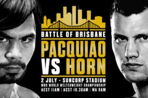 Manny Pacquiao vs Jeff Horn odds