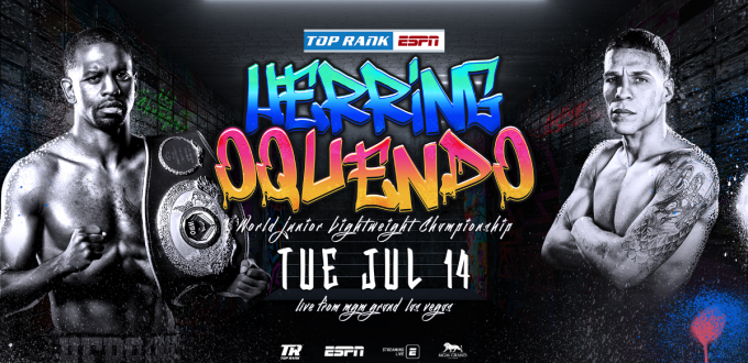 Jamel Herring to Defend Junior Lightweight World Title Against Jonathan Oquendo July 14