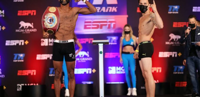 Herring vs Oquendo Weigh-in