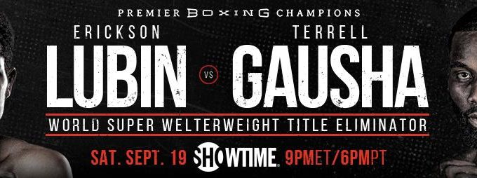 ERICKSON LUBIN AND TERRELL GAUSHA MEET IN TITLE ELIMINATOR LIVE ON SHOWTIME®