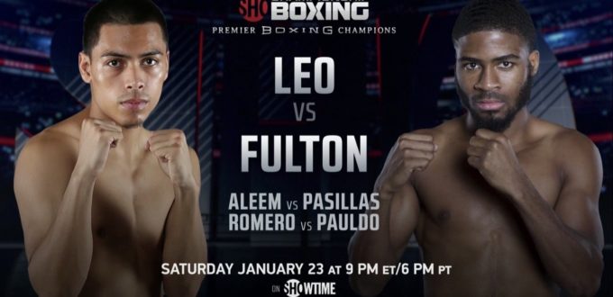 4 hours ago Boxing News Angelo Leo vs. Stephen Fulton Jr on Jan.23 on Showtime