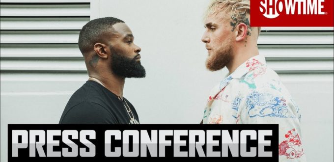 Paul vs Woodley Press+Conference+SHOWTIME+PPV