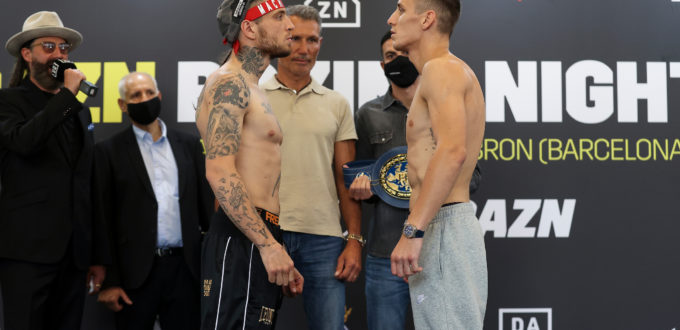 Lejarraga vs Charrat Weigh In