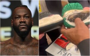 Wilder gets a broken hand