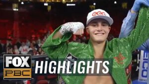 Vito Mielnicki Stops Nicholas DeLomba in the 10th Round in Newark, NJ on FOX - Video Highlights