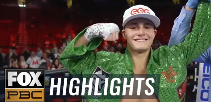 Vito Mielnicki Stops Nicholas DeLomba in the 10th Round in Newark, NJ on FOX - Video Highlights