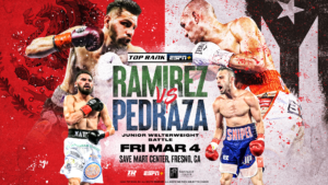 Jose Ramirez-Jose Pedraza Junior Welterweight Showdown Postponed to Friday, March 4