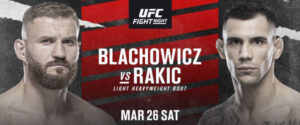 TOP LIGHT HEAVYWEIGHT CONTENDERS (#1) JAN BLACHOWICZ AND (#3) ALEKSANDAR RAKIC COLLIDE IN UFC RETURN TO COLUMBUS