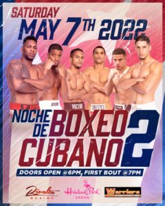 Rivalta 2022 May 7th Fight Flyer