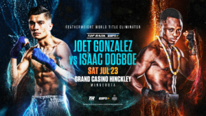 Joet Gonzalez vs. Isaac Dogboe Is Set For World Title Eliminator July 23