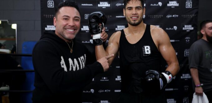 Oscar De La Hoya & Gilberto Ramirez