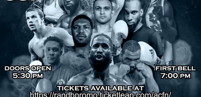 Anthony "Juice" Young Takes on Jose Zaragoza October 29th in Atlantic City, NJ