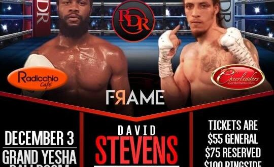 RDR Promotions Returns to the Yesha Center on Saturday, December 3rd