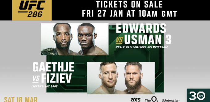 Leon Edwards vs. Kamaru Usman is Official for UFC 286