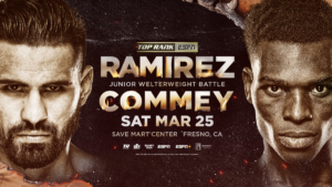 Ramirez vs. Commey is Official for Fresno, CA