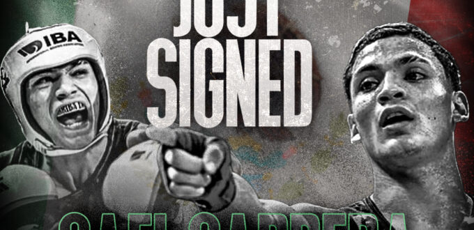 Gael Cabrera Signs With Golden Boy Promotions