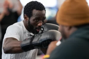 Terence Crawford Las Vegas Media Workout