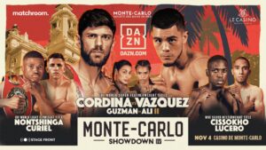 Joe Cordina Faces Edward Vazquez in Monaco