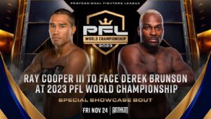 Ray Cooper 3 to Face Derek Brunson