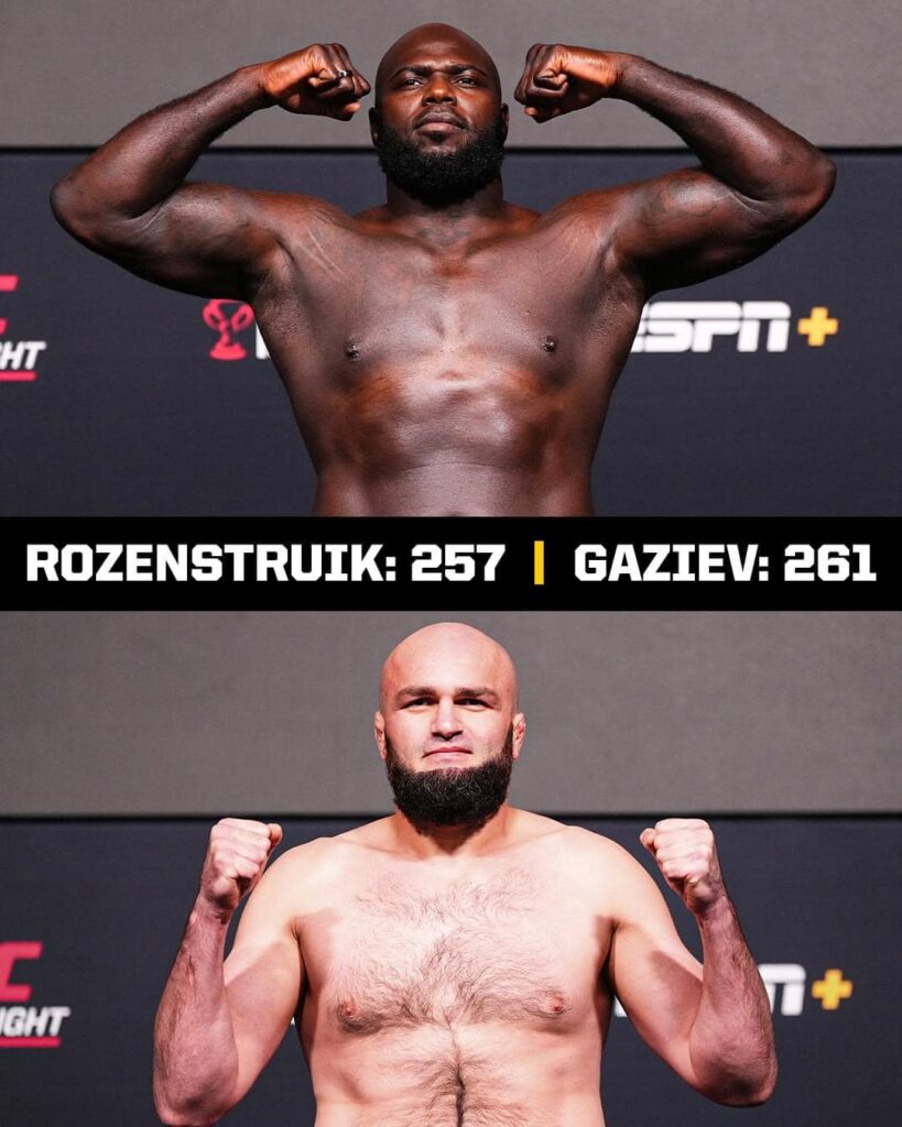 UFC Vegas 86 Weigh in Video