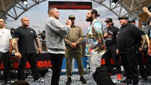 Nate Diaz vs. Jorge Masvidal Weigh in Video