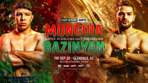 Jamie Munguia vs. Erik Bazinyan is Official