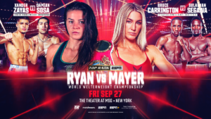 Sandy Ryan vs. Mikaela Mayer is Official