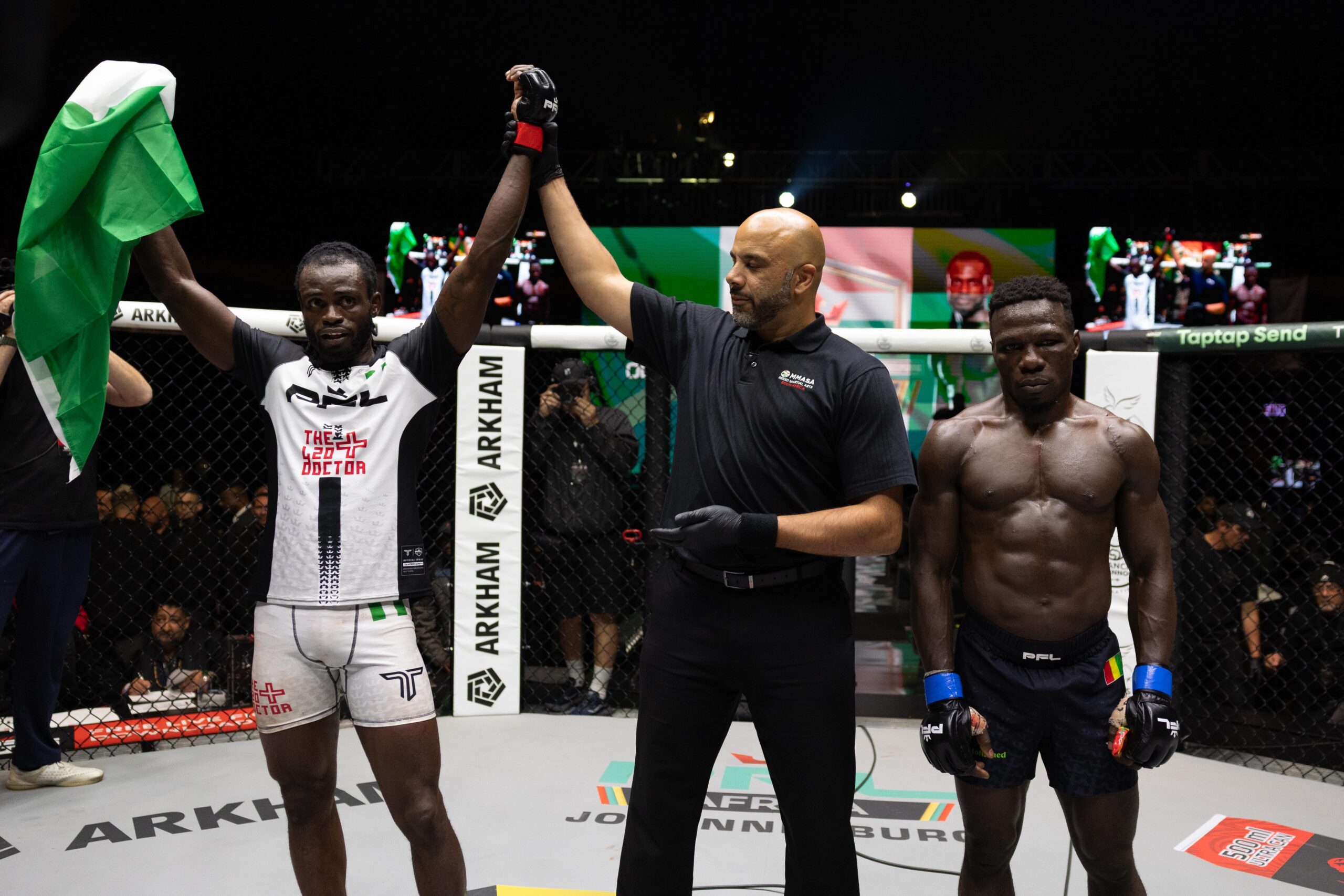 PFL AFRICA FIRST ROUND: JOHANNESBURG COMPLETE FIGHT NIGHT RESULTS AND PHOTOS