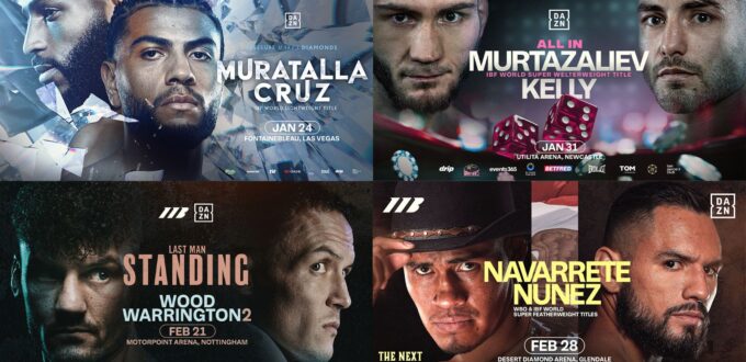 FOUR MAJOR EVENTS KICKSTART THE NEW YEAR IN 2026 WITH MATCHROOM BOXING