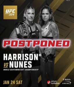 KAYLA HARRISON OUT OF THE UFC 324 AGAINST AMANDA NUNES & AMANDA SERRANO SAYS SHE IS AVAILABLE TO FIGHT