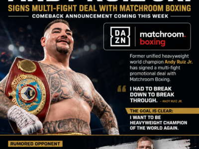 Andy Ruiz Jr. Signs with Matchroom