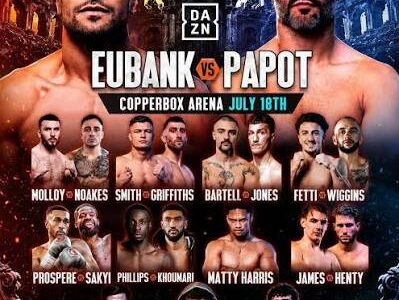 Eubank vs. Papot DAZN Copper Box Arena Queen Elizabeth Park Preview
