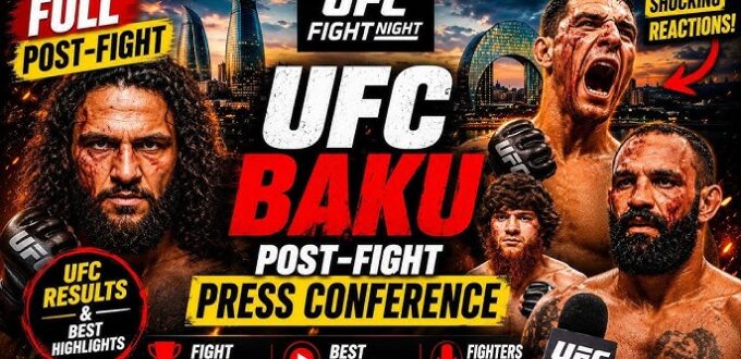 UFC Fight Night Baku Results: Rafael Fiziev Stops Manuel Torres With Spinning Wheel Kick