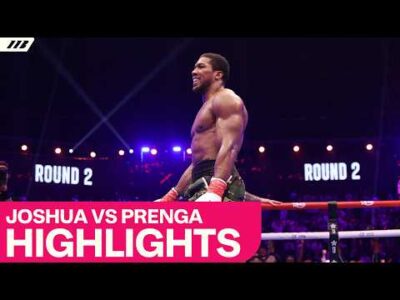 Anthony Joshua vs Kristian Prenga Video Highlights