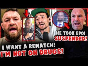 Conor McGregor UFC 329 drug allegations response