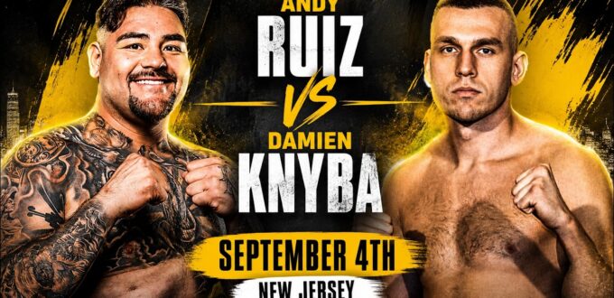 Top Rank and Matchroom Boxing Present Andy Ruiz vs. Damian Knaba in Newark, NJ - Weigh-in Video