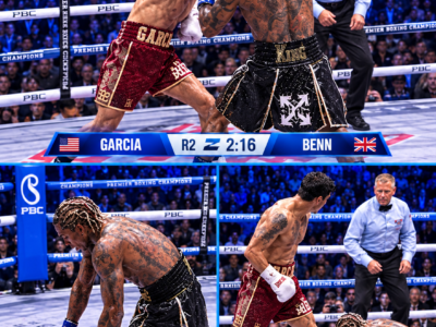 Ryan Garcia Stops Conor Benn in Two Rounds, Retains WBC Welterweight Title - Video Highlights, Teofimo Lopez Ejection Video & Presser
