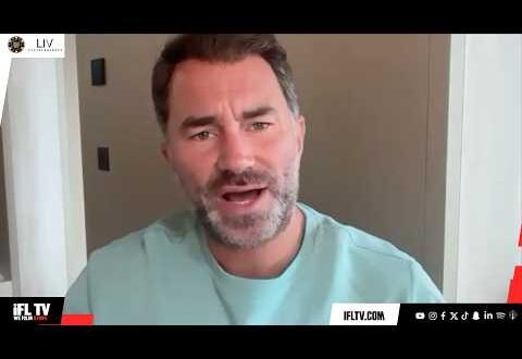 Eddie Hearn reacts to Dana White's role in Fury vs Joshua