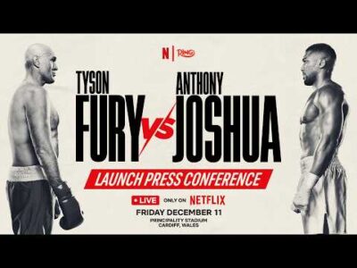 Tyson Fury vs. Anthony Joshua launch press conference in London