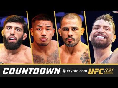 Joshua Van and Alexandre Pantoja face off ahead of their UFC 331 flyweight title rematch