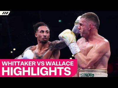 Ben Whittaker beats Conor Wallace in Birmingham IBF light heavyweight eliminator highlights