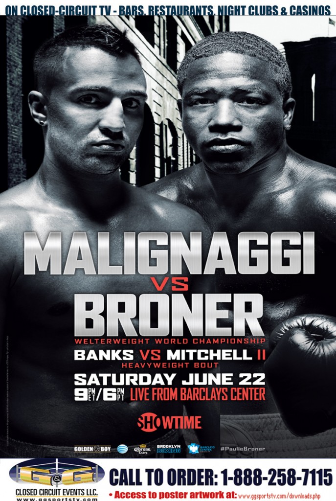 Malignaggi Broner Poster