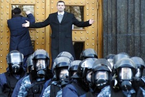 Vitali Klitschko Protest
