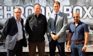 MATCHROOM BOXING BARBEQUE AND OPEN DAY MASCALLS,BRENTWOOD PIC;RICHARD PELHAM EDDIE HEARN ANNOUNCES"FIGHT PASS"WITH FELLOW PROMOTERS STEVE WOOD,STEVE GOODWIN AND DAVE COLDWELL