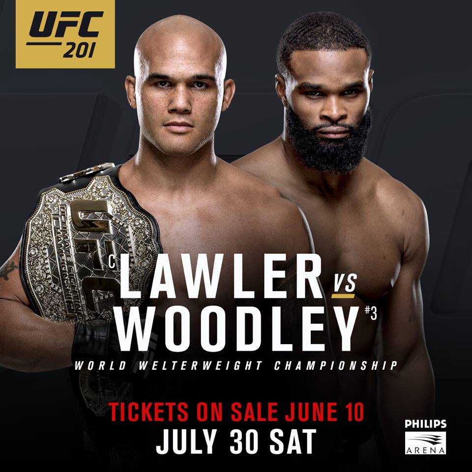 ROBBIE LAWLER WILL FIGHT TYRON WOODLEY FOR THE WELTERWEIGHT TITLE AT UFC 201 24 13221084_10154054787666276_8000747462800033869_n
