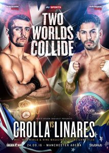 REAL COMBAT MEDIA UK: TICKETS FOR ANTHONY CROLLA VS. JORGE LINARES ON SALE ON MONDAY