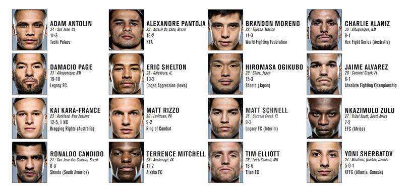 CAST REVEALED FOR THE ULTIMATE FIGHTER®: TEAM BENAVIDEZ vs. TEAM CEJUDO 22 image002